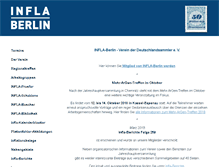 Tablet Screenshot of infla-berlin.de